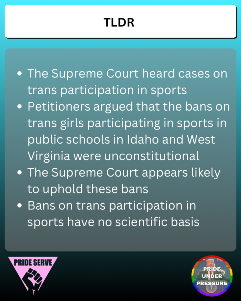 SCOTUS trans sports bans - 2